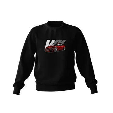 Mitsubishi Lancer EVO VIII black sweatshirt