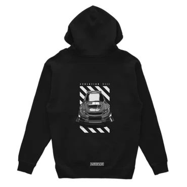 Mitsubishi Lancer EVO VIII hoodie B/W