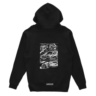 Mitsubishi Lancer EVO X sketch hoodie