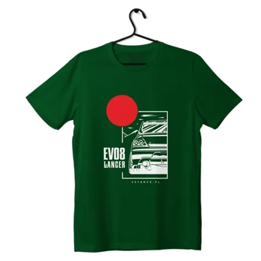 Mitsubishi Lancer EVO8 JDM T-shirt green