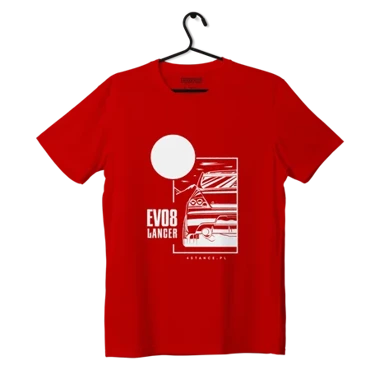 Mitsubishi Lancer EVO8 JDM T-shirt red