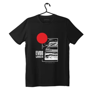 Mitsubishi Lancer EVO8 JDM t-shirt black