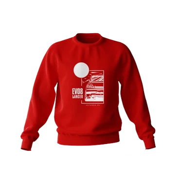 Mitsubishi Lancer Evo 8 sweatshirt red