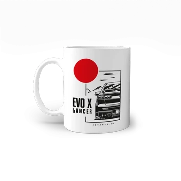 Mitsubishi Lancer Evo X fan mug