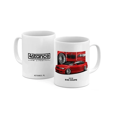 Mug for a BMW E46 Coupe red fan