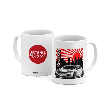 Mug for a Honda Civic FK8 JDM fan