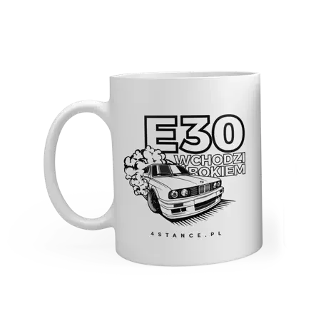 Mug for a drifting fan BMW E30 ENTERS BY THE SIDE