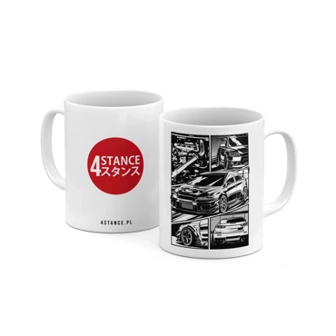 Mug for a fan of Mitsubishi Lancer EVO X sketch JDM