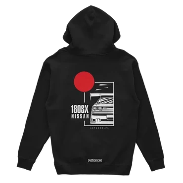 Nissan 180SX hoodie black