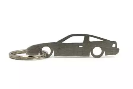 Nissan 180SX stainless steel key ring