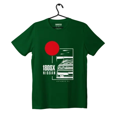 Nissan 180SX t-shirt green