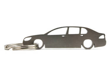 Skoda Superb MK2 5d sedan stainless steel key ring