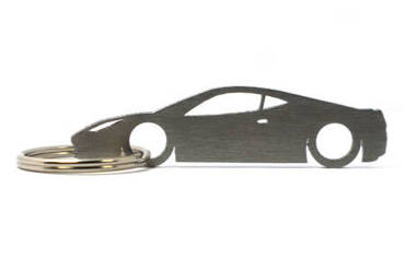 Stainless steel Ferrari 458 Italia coupe key ring