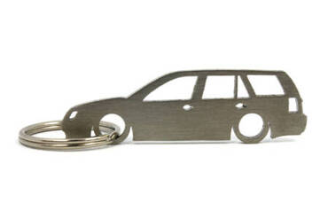 Stainless steel VW Volkswagen Bora MK1 station wagon key ring