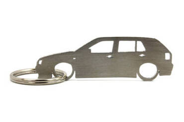 Stainless steel VW Volkswagen Golf MK3 5d key ring