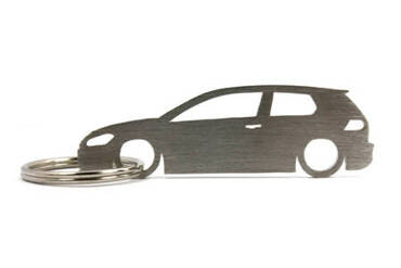 Stainless steel VW Volkswagen Golf MK7 3d key ring