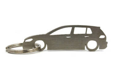 Stainless steel VW Volkswagen Golf MK7 5d key ring