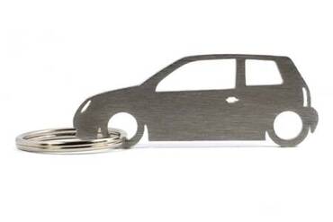 Stainless steel VW Volkswagen Lupo key ring