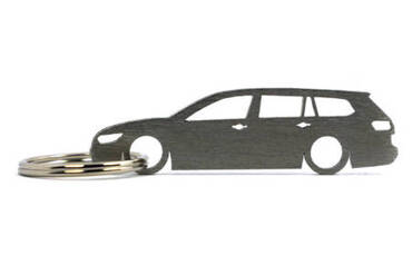 Stainless steel VW Volkswagen Passat B8 station wagon key ring