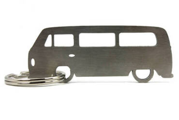 Stainless steel VW Volkswagen T2 key ring