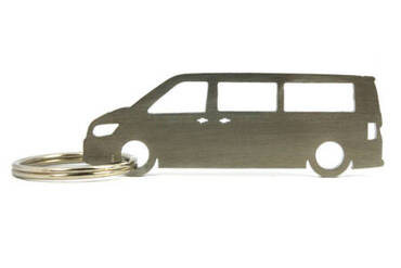 Stainless steel VW Volkswagen T6 key ring