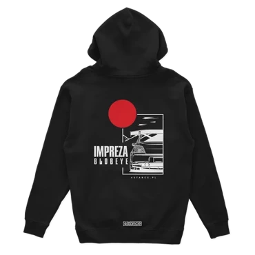 Subaru Impreza Blobeye hoodie black