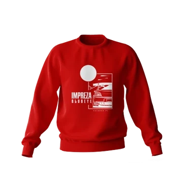 Subaru Impreza Blobeye sweatshirt red