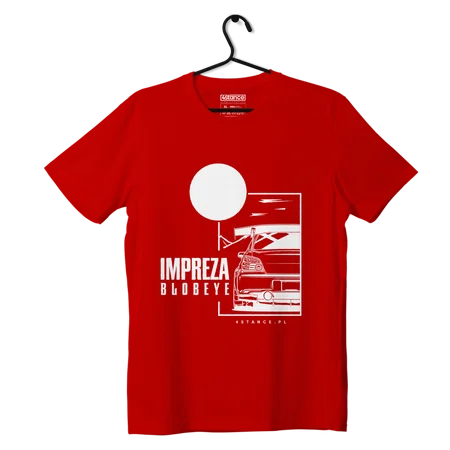 Subaru Impreza T-shirt Blobeye red