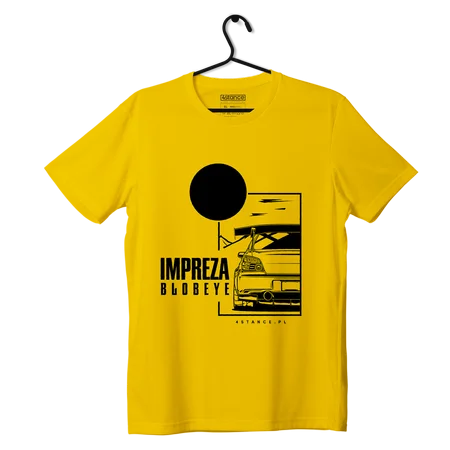 Subaru Impreza T-shirt Blobeye yellow