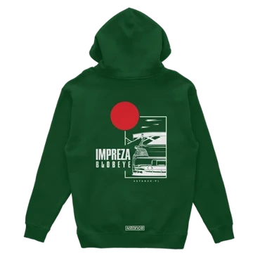 Subaru Impreza hoodie Blobeye green