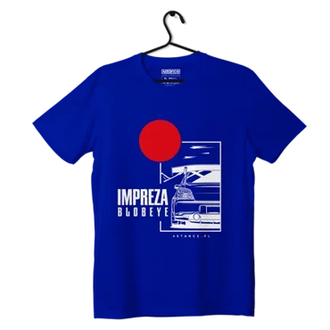 T-shirt Subaru Impreza Blobeye blue