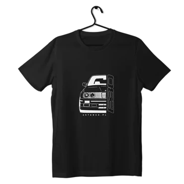 T-shirt front BMW E30 black