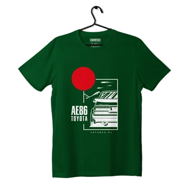 Toyota T-shirt AE86 green