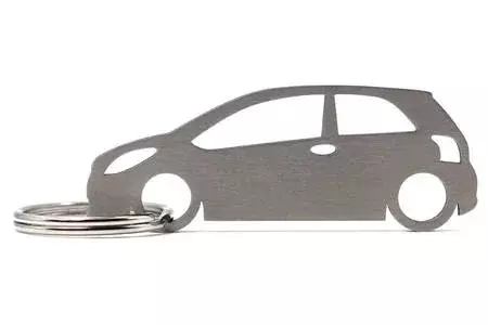 Toyota Yaris 2gen 3d stainless steel key ring