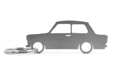 Trabant stainless steel key ring