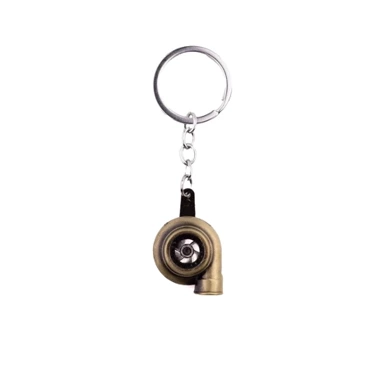 Turbo yellow key ring