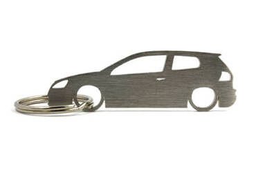 VW Volkswagen Golf MK5 3d stainless steel key ring