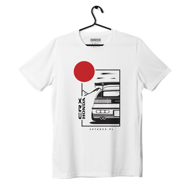 White HONDA CRX JDM T-shirt