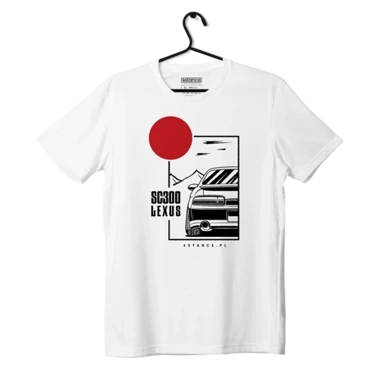 White LEXUS SC300 JDM T-shirt