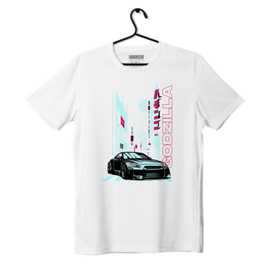 White Nissan Skyline GT-R R35 JAPAN T-shirt