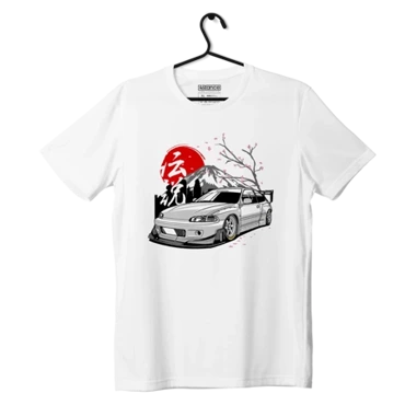 White T-shirt Honda Civic EG6 Pandem