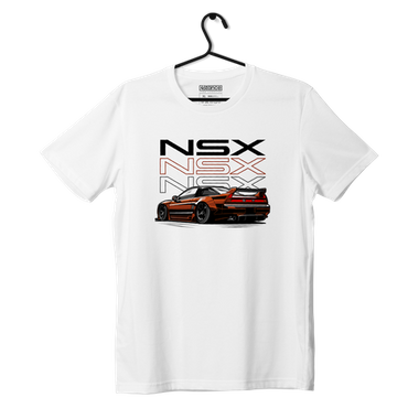 White T-shirt Honda NSX