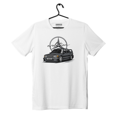 White T-shirt MERCEDES 190E shirt