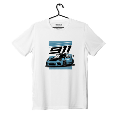 White T-shirt Porsche 911 GT3 RS