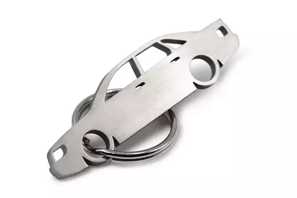 AUDI A6 c4 sedan stainless steel key ring