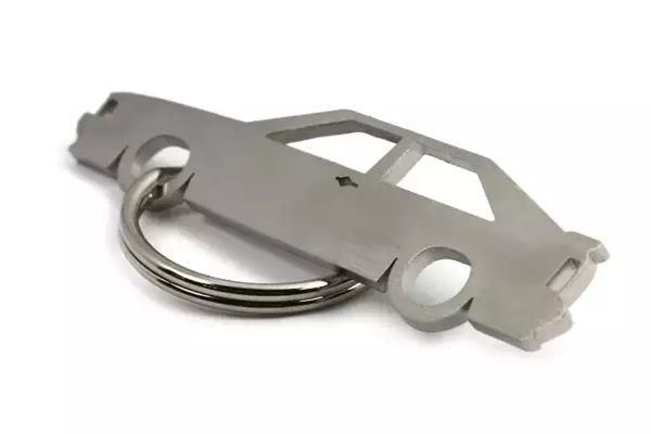 AUDI QUATTRO stainless steel key ring