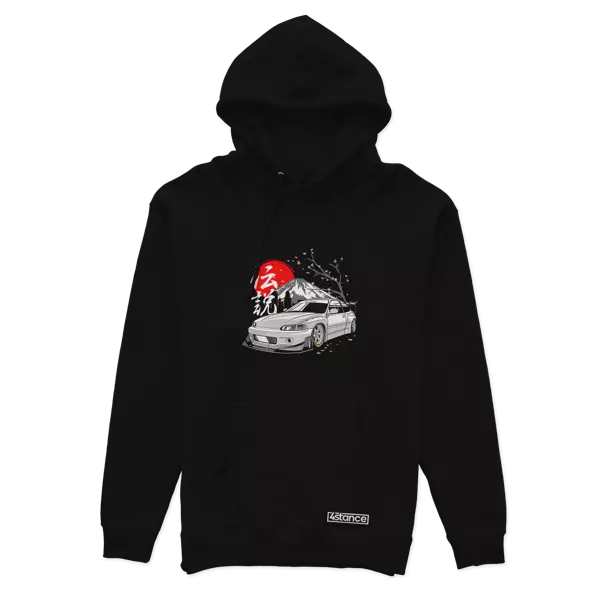 Black Honda Civic EG6 Pandem hoodie