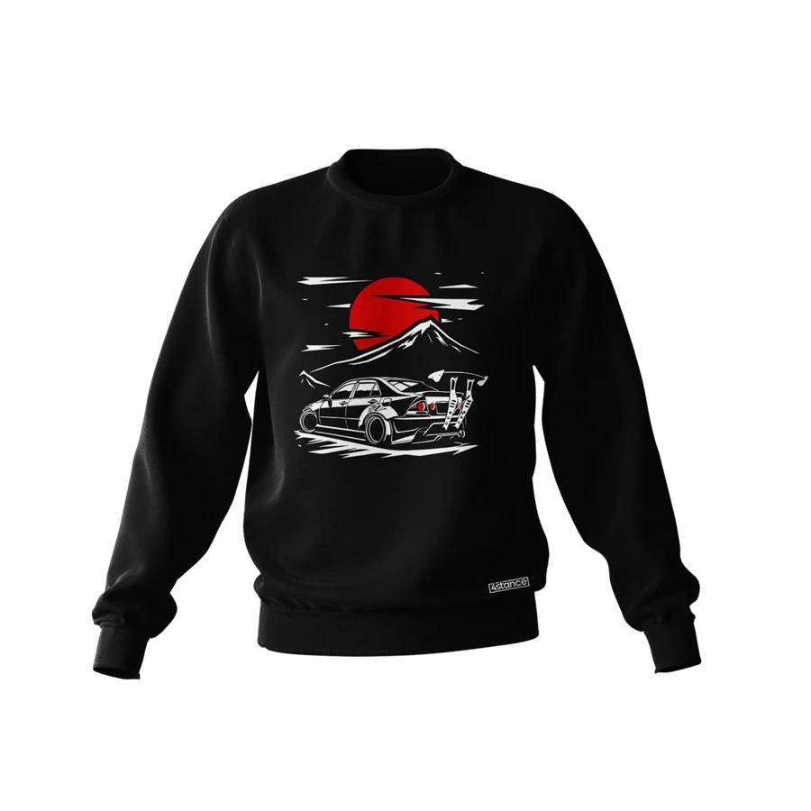 Black LEXUS IS200 IS300 IS DOWNHILL sweatshirt