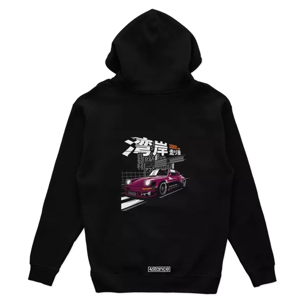 Black Porsche 930 hoodie