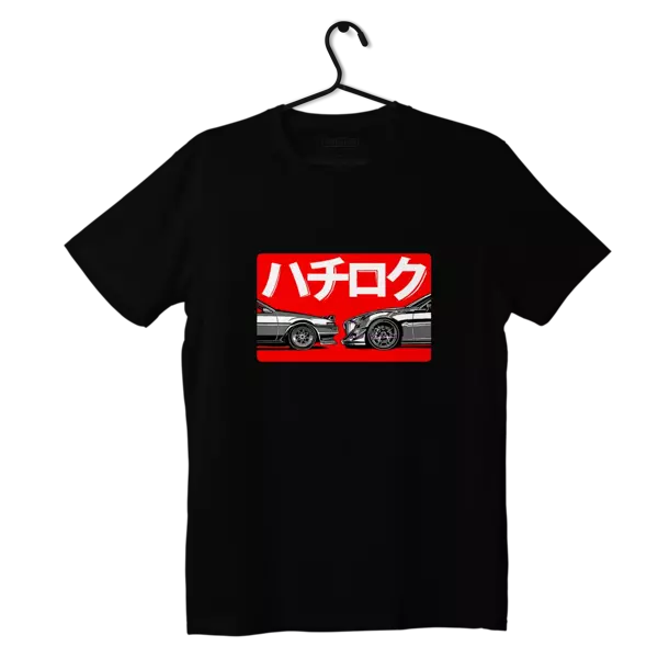 Black T-shirt 86 FINAL - Toyota AE86 GT86